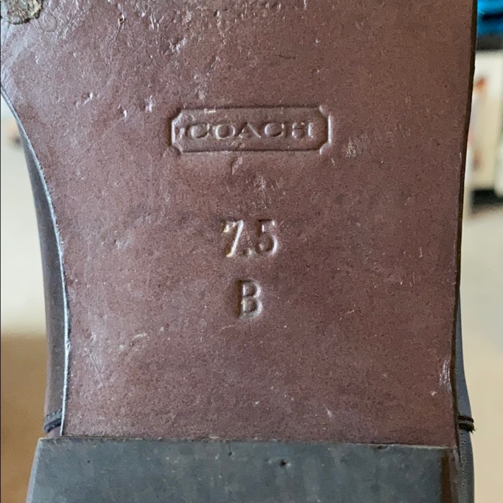 Coach Leather Boots - Picture 4 of 4